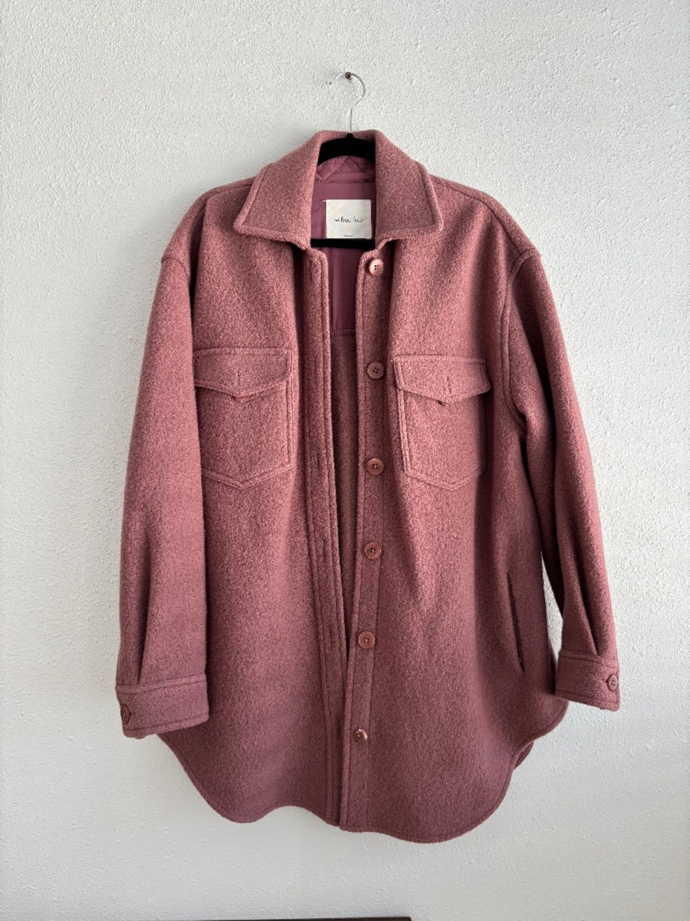 WILFRED Free the Ganna shirt jacket Purple dusty Rose (damaged button) - Size L